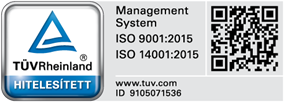 TÜVRheinland hitelesített